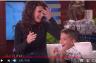 Across the pond: WATCH Idina Menzel surprise her super-talented superfan on The Ellen Show