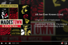 #StageFavesSongOfTheWeek - "All I've Ever Known" from Hadestown by Anais Mitchell