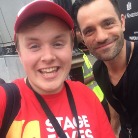 Ramin Karimloo with Perry O'Bree at 2016 West End Live
