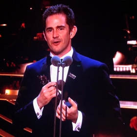 Andy Blankenbuehler collects Best Theatre Choreographer for Hamilton