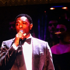Adam J Bernard performs Somewhere from West Side Story at Olivier Awards