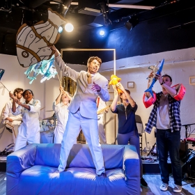 The Quentin Dentin Show. Production Image