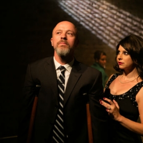 Ken Christiansen and Lucy Williamson in The Fix