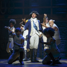 On Broadway: Christopher Jackson as George Washington in Hamilton. © Joan Marcus