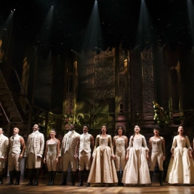 On Broadway: The cast of Hamilton. © Joan Marcus
