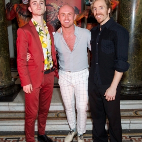 Anthony Selwyn, Andrew Patrick-Walker & Stuart Boother at Bat Out Of Hell Opening Night Party credit Piers Allardyce