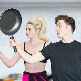 Lizzy Connolly & Drew McOnie in On the Town rehearsals. © Johan Persson