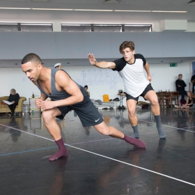 Myles Brown & Sam Salter in On the Town rehearsals. © Johan Persson