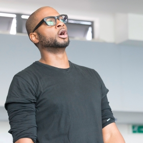 Rodney Earl Clarke in On the Town rehearsals. © Johan Persson