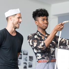 Samuel Edwards & Miriam-Teak Lee in On the Town rehearsals. © Johan Persson