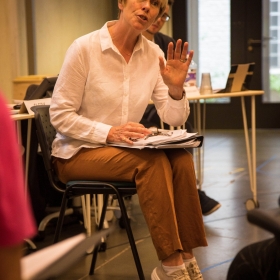 Liz Robertson in Rehearsals for Committee.