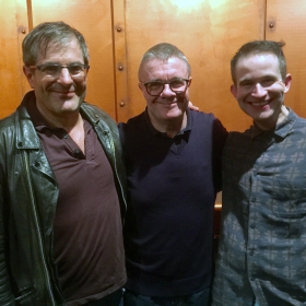 Nathan Lane meets Michael Matus and George Rae at The Frogs, 15 March 2017