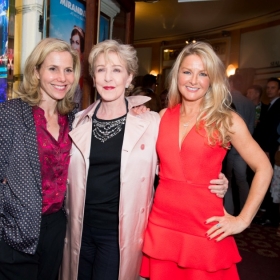 Sally Phillips, Patricia Hodge & Sarah Hadland at Annie opening night, 5 June 2017. © Craig Sugden
