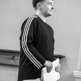 Grant McIntyre in The Addams Family rehearsals. © Craig Sugden