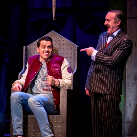 Oliver Ormson & Cameron Blakely in The Addams Family. © Matt Martin