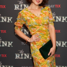 Gemma Sutton at the press night for The Rink © Piers Allardyce