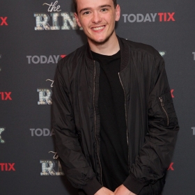 George Sampson at the press night for The Rink © Piers Allardyce