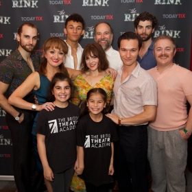 The full cast of The Rink at the press night for The Rink © Piers Allardyce