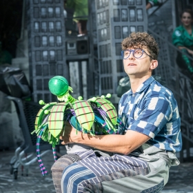 Little Shop of Horrors at the Open Air Theatre, Aug 2018. © Johan Persson