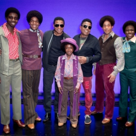 The Jacksons visit Motown. © Craig Sugden