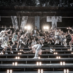 Evita at the Open Air Theatre, Regent's Park, London. August 2019. © Marc Brenner