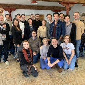 Amour rehearsals at Charing Cross Theatre, Apr 2019