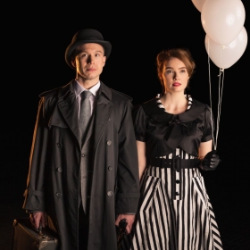 Gary Tushaw as Dusoleil & Anna O’Byrne as Isabelle in Amour, Apr 2018. © Scott Rylander