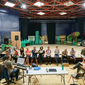 Cast of The Lorax  in rehearsal - September 2017. © Manuel Harlan
