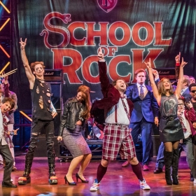 Gary Trainor leads the cast in School Of Rock. ©Tristram Kenton