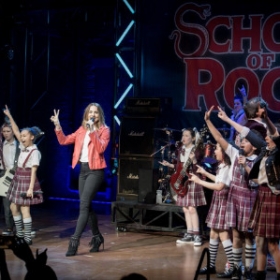 Mel C visits School of Rock 16 March 2017