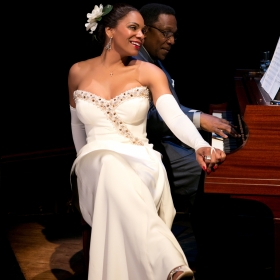 New York production: Audra McDonald and Shelton Becton in Lady Day at Emerson's Bar & Grill. © Evgenia Eliseeva