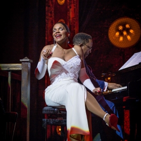 Audra McDonald and Shelton Becton in Lady Day at Emerson's Bar & Grill © Marc Brenner