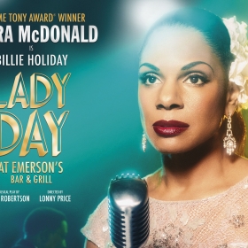 Poster for the West End produciton of Lady Day at Emerson's Bar & Grill, starring Audra McDonald