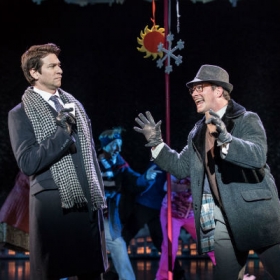 Andy Karl and Andrew Langtree in Groundhog Day at the Old Vic