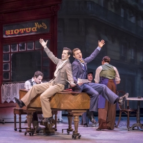David Seadon-Young, Robert Fairchild & Haydn Oakley in An American in Paris at London's Dominion Theatre. © Johan Persson