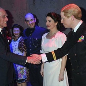 Betty Blue eyes , meeting HRH Prince Philip as HRH Prince Philip.