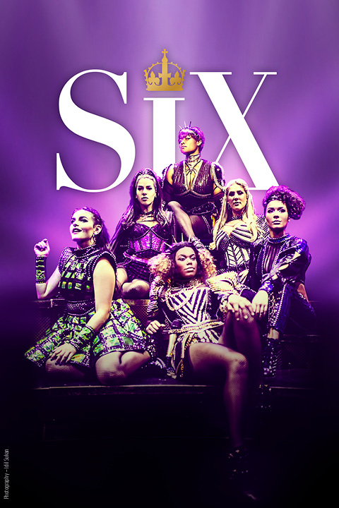 Six - The Musical, August 2018 West End poster.
